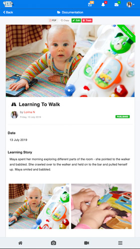 childcare documentation app