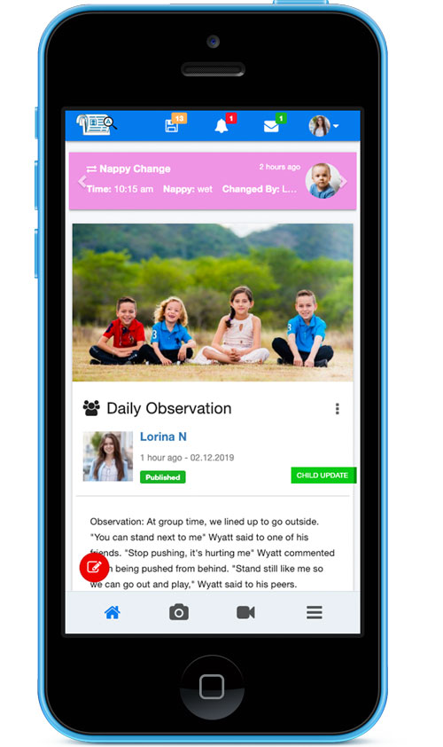 Childcare Documentation App